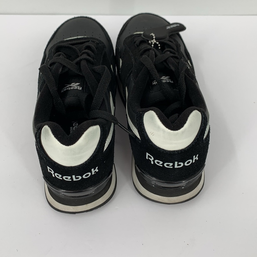 Reebok Harman Work sneakers black leather composite safety toe lace tie women 7 - Picture 5 of 7